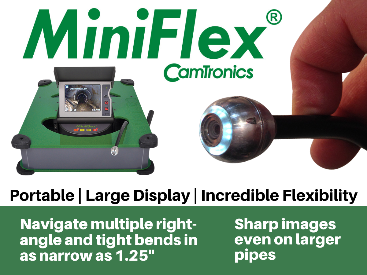 Miniflex 30 Meter Pipe Inspection Camera