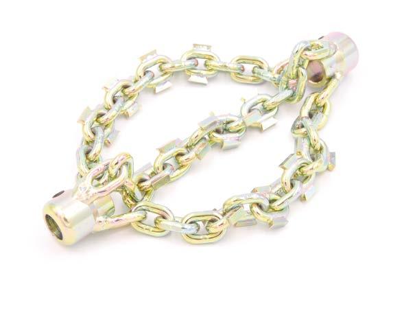Chain Knocker, Star Bits, 50mm Pipe, 2 Chain (#RS-1050/2-WS)
